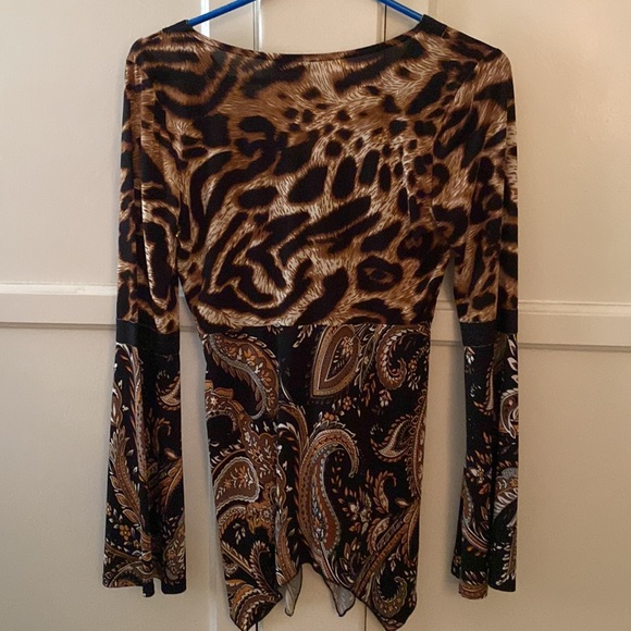 VENUS leopard and paisley top - Picture 2 of 3